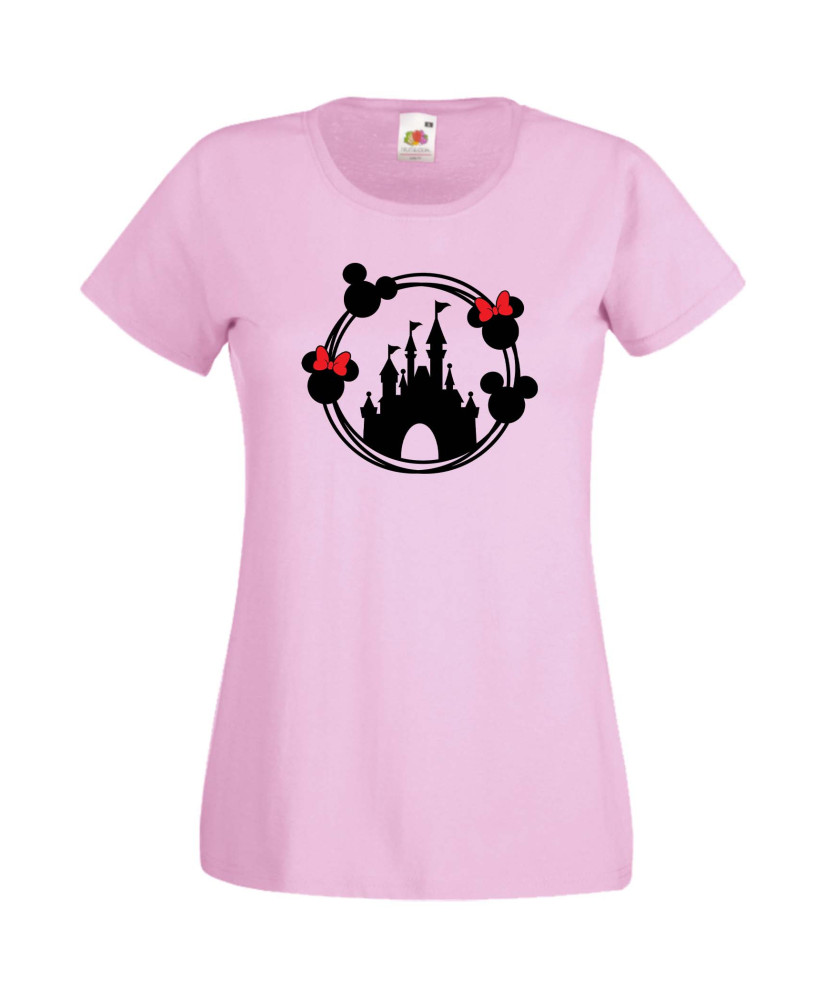 Дамска Тениска Mickey Mouse  Disney Castle 1