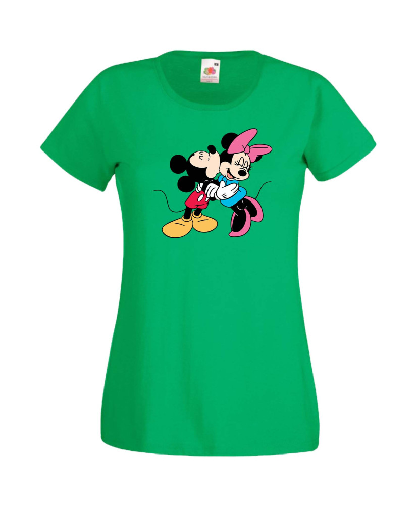 Дамска Тениска Mickey Mouse  Mickey & Minnie 1