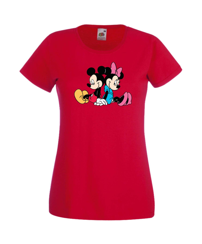 Дамска Тениска Mickey Mouse  Mickey & Minnie 2
