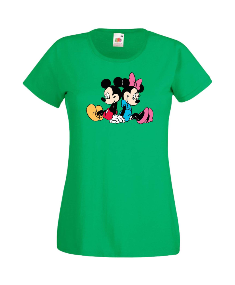 Дамска Тениска Mickey Mouse  Mickey & Minnie 2