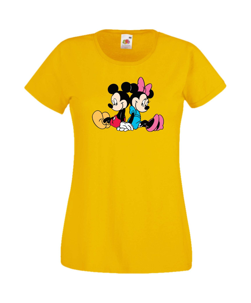 Дамска Тениска Mickey Mouse  Mickey & Minnie 2