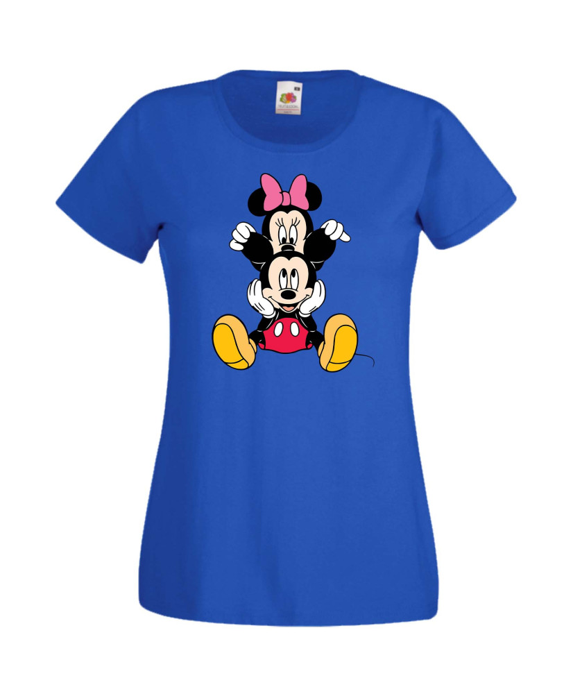 Дамска Тениска Mickey Mouse  Mickey & Minnie 3