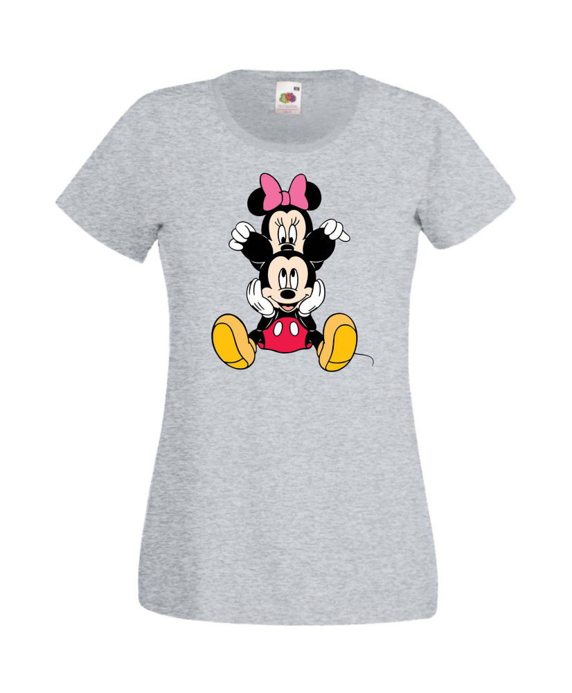 Дамска Тениска Mickey Mouse  Mickey & Minnie 3