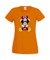 Дамска Тениска Mickey Mouse  Mickey & Minnie 3