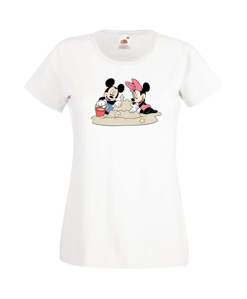 Дамска Тениска Mickey Mouse  Mickey & Minnie 4