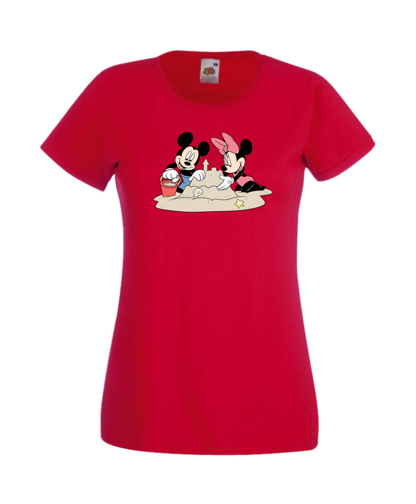 Дамска Тениска Mickey Mouse  Mickey & Minnie 4