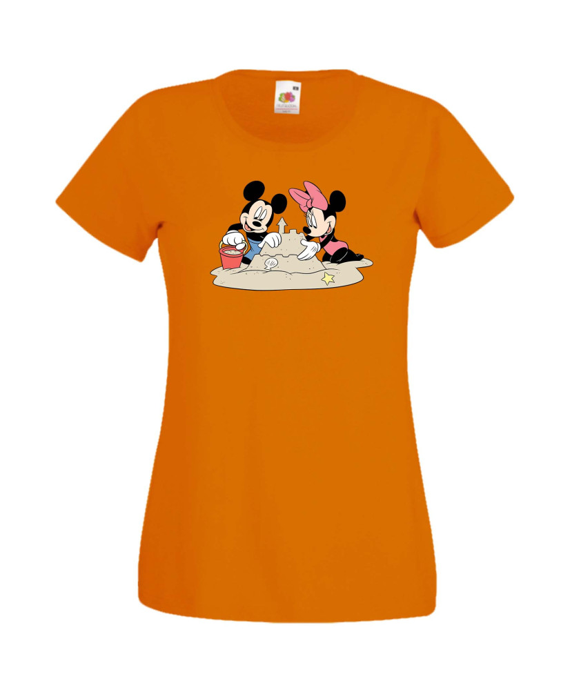 Дамска Тениска Mickey Mouse  Mickey & Minnie 4