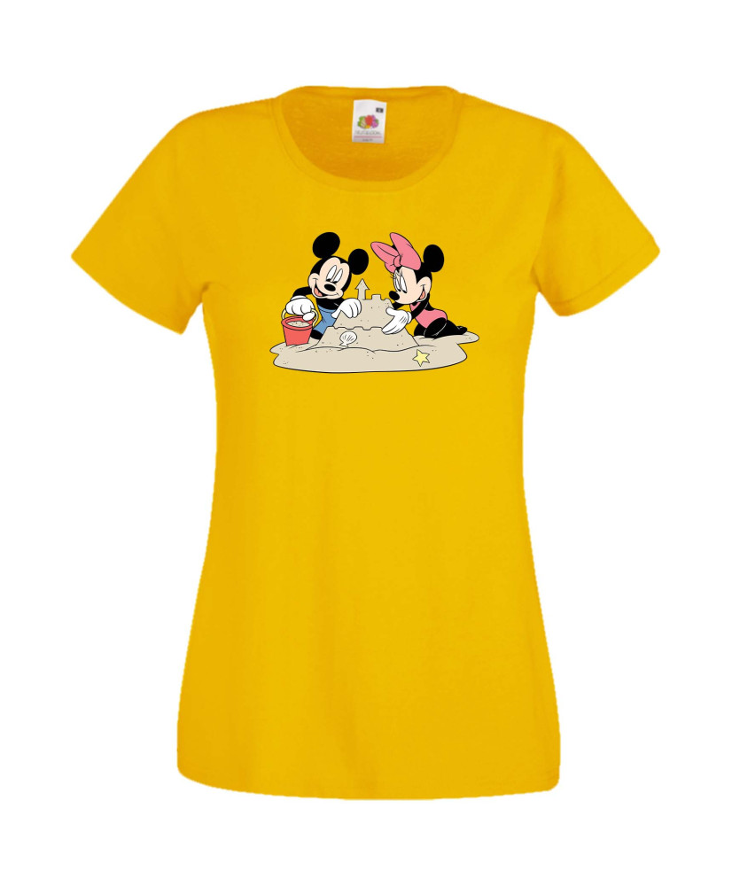 Дамска Тениска Mickey Mouse  Mickey & Minnie 4