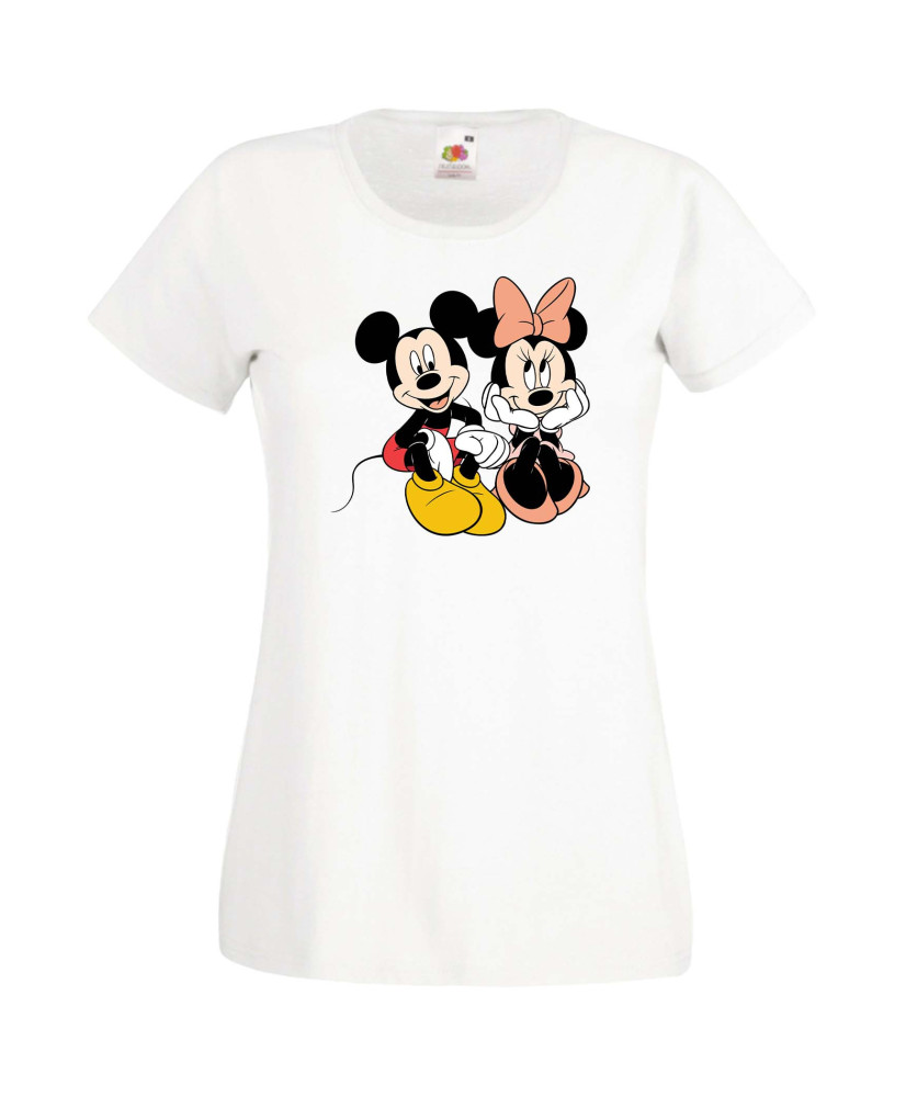 Дамска Тениска Mickey Mouse  Mickey & Minnie 5