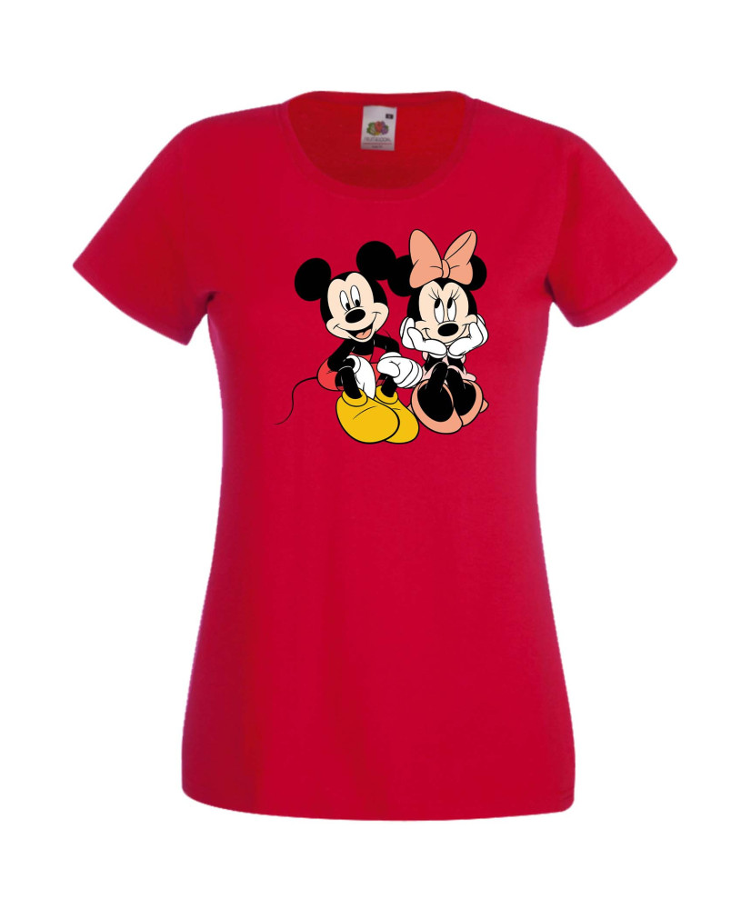 Дамска Тениска Mickey Mouse  Mickey & Minnie 5