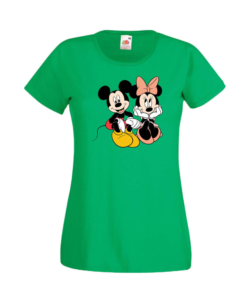 Дамска Тениска Mickey Mouse  Mickey & Minnie 5