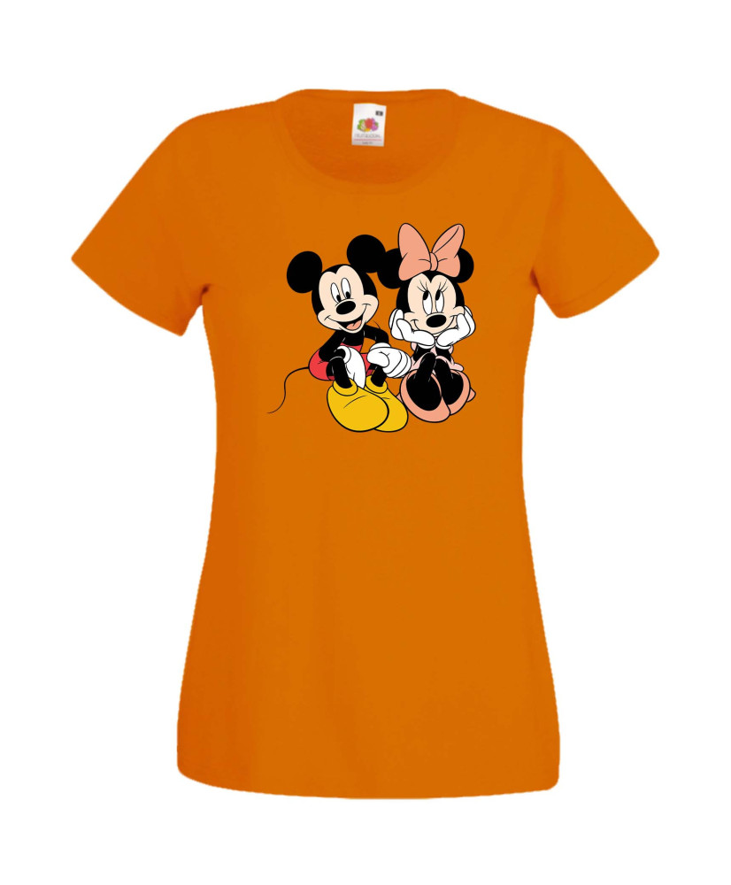Дамска Тениска Mickey Mouse  Mickey & Minnie 5