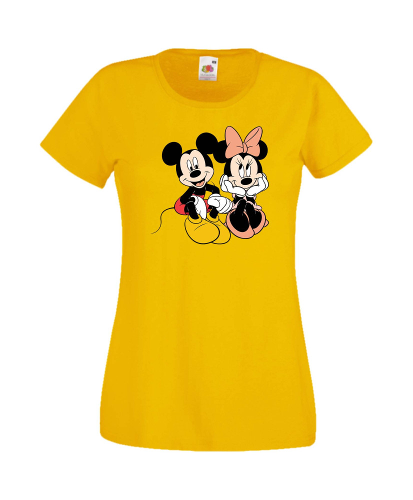 Дамска Тениска Mickey Mouse Mickey & Minnie 5 Дамска Тениска Mickey Mouse Mickey & Minnie 5