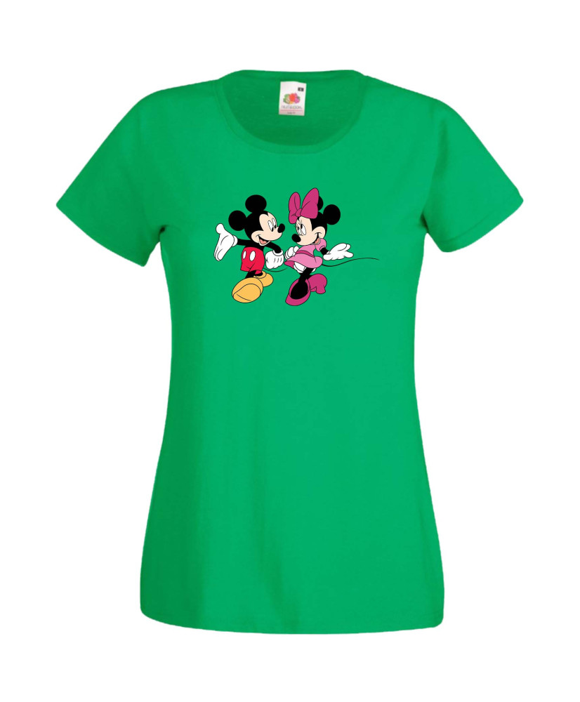 Дамска Тениска Mickey Mouse  Mickey & Minnie 6