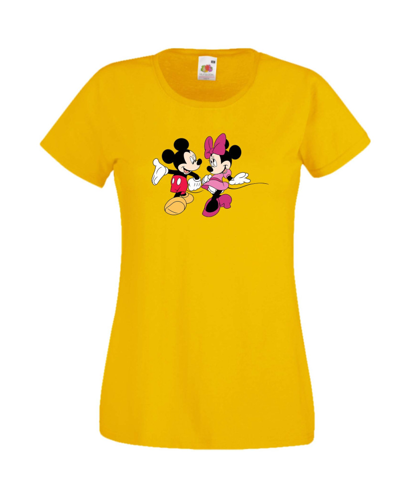 Дамска Тениска Mickey Mouse  Mickey & Minnie 6