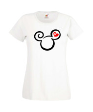 Дамска Тениска Mickey Mouse  Mickey Head Love
