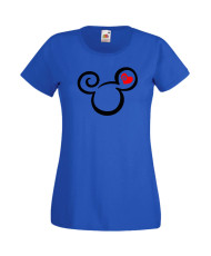Дамска Тениска Mickey Mouse  Mickey Head Love