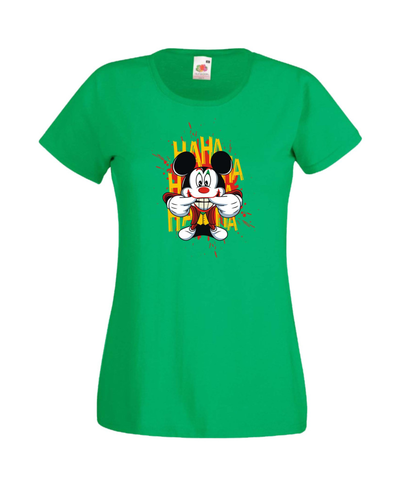 Дамска Тениска Mickey Mouse  Mickey Joker Batman