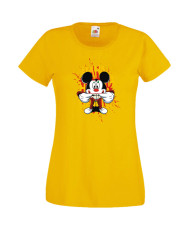 Дамска Тениска Mickey Mouse  Mickey Joker Batman