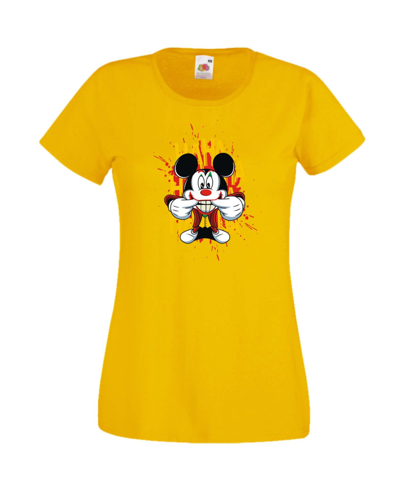 Дамска Тениска Mickey Mouse  Mickey Joker Batman