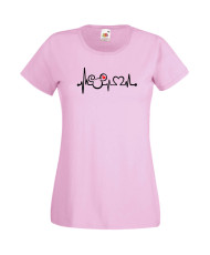 Дамска Тениска Mickey Mouse  Mickey Love Heartbeat 1