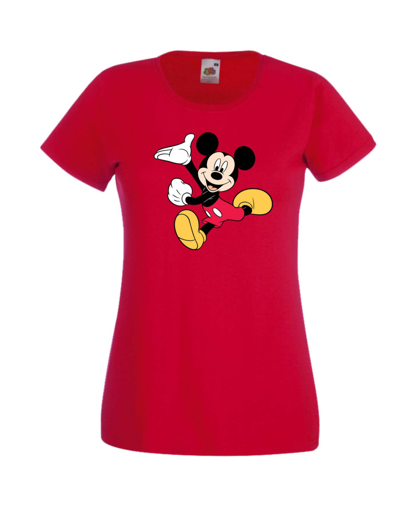 Дамска Тениска Mickey Mouse Mickey Mouse 5 Дамска Тениска Mickey Mouse Mickey Mouse 5