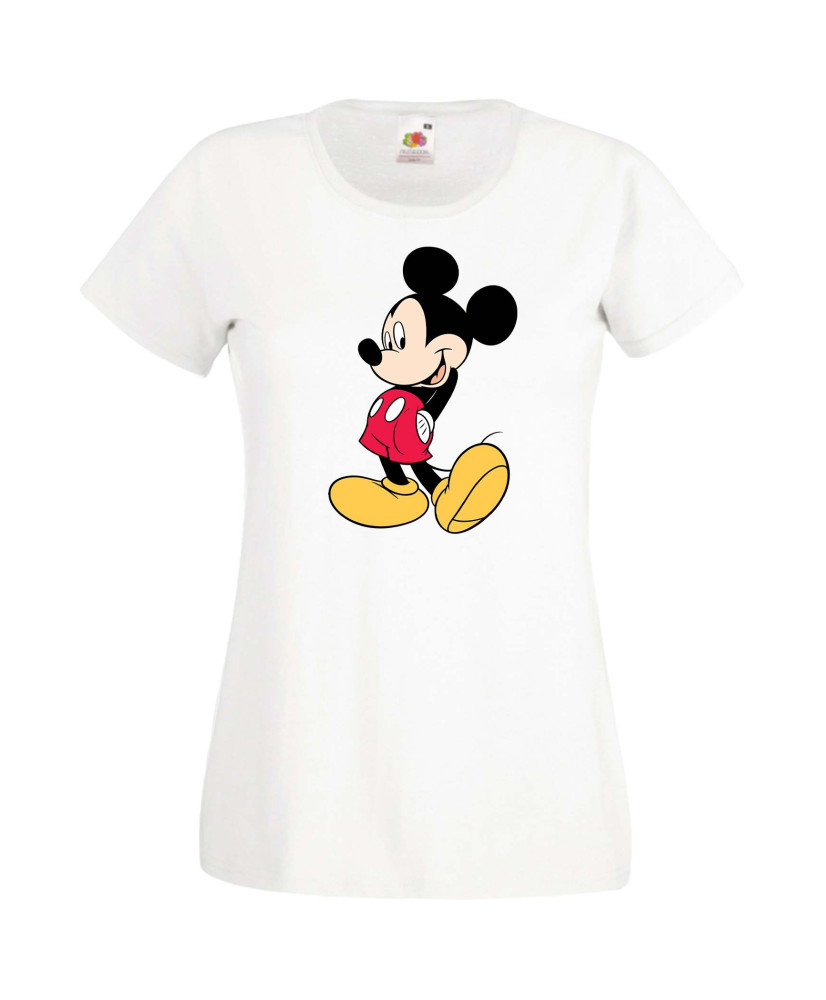 Дамска Тениска Mickey Mouse Mickey Mouse 10 Дамска Тениска Mickey Mouse Mickey Mouse 10