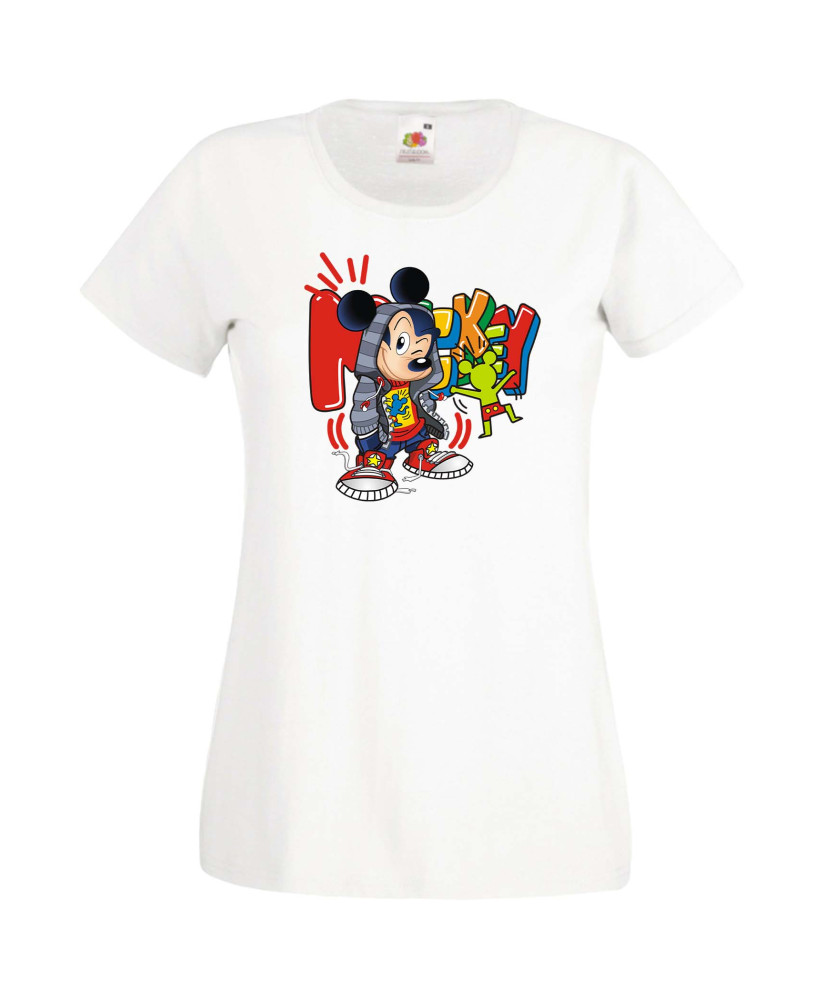 Дамска Тениска Mickey Mouse Mickey Teenager Дамска Тениска Mickey Mouse Mickey Teenager
