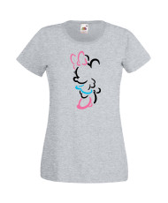 Дамска Тениска Mickey Mouse  Minnie Contour
