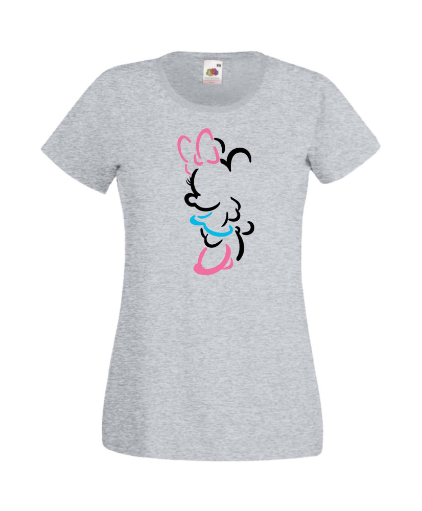 Дамска Тениска Mickey Mouse  Minnie Contour