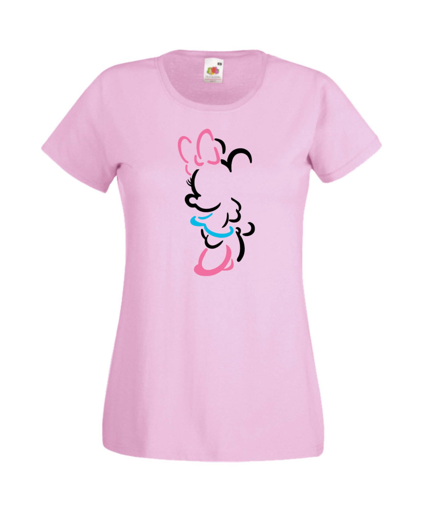 Дамска Тениска Mickey Mouse  Minnie Contour