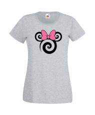Дамска Тениска Mickey Mouse  Minnie Head 1