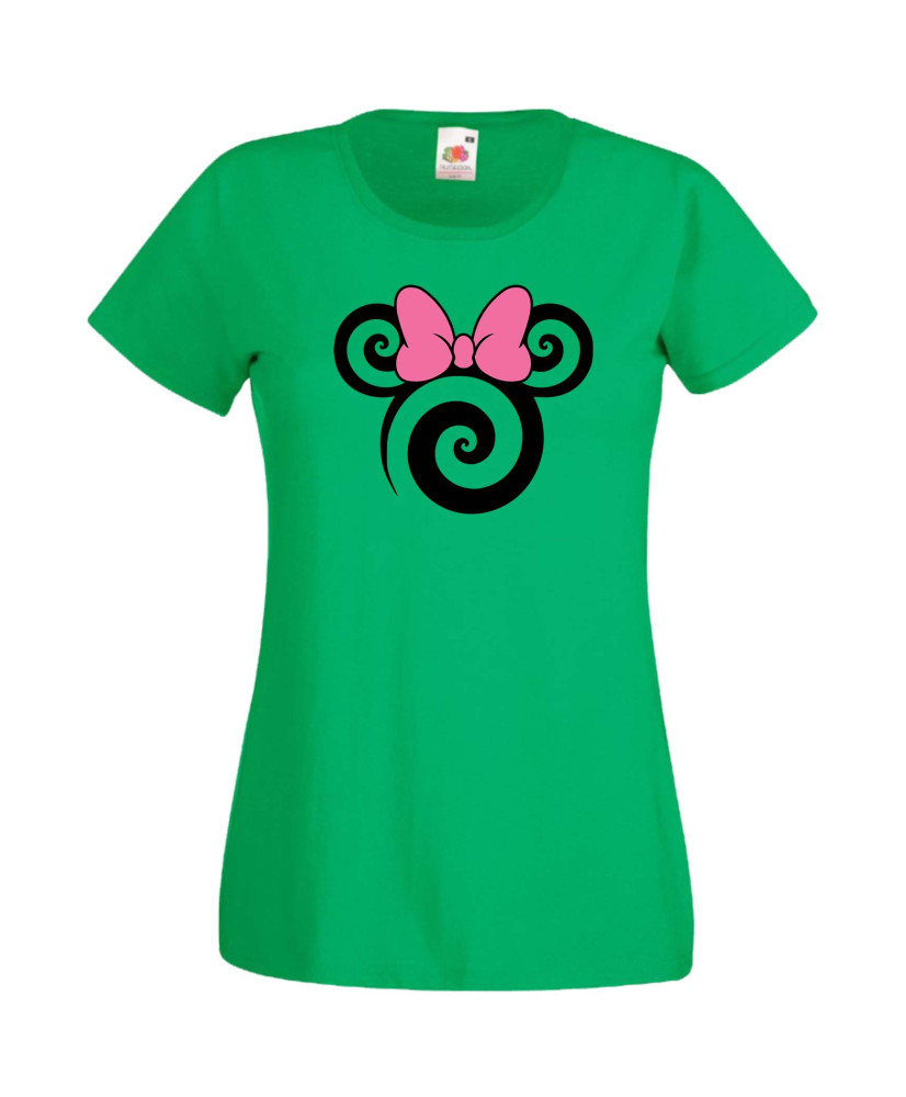 Дамска Тениска Mickey Mouse  Minnie Head 1