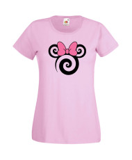 Дамска Тениска Mickey Mouse  Minnie Head 1