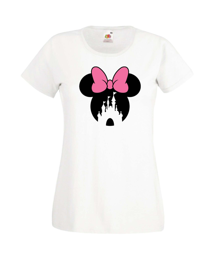 Дамска Тениска Mickey Mouse  Minnie Head 2