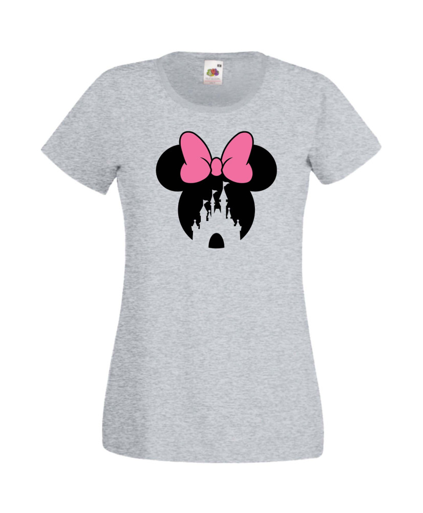 Дамска Тениска Mickey Mouse  Minnie Head 2