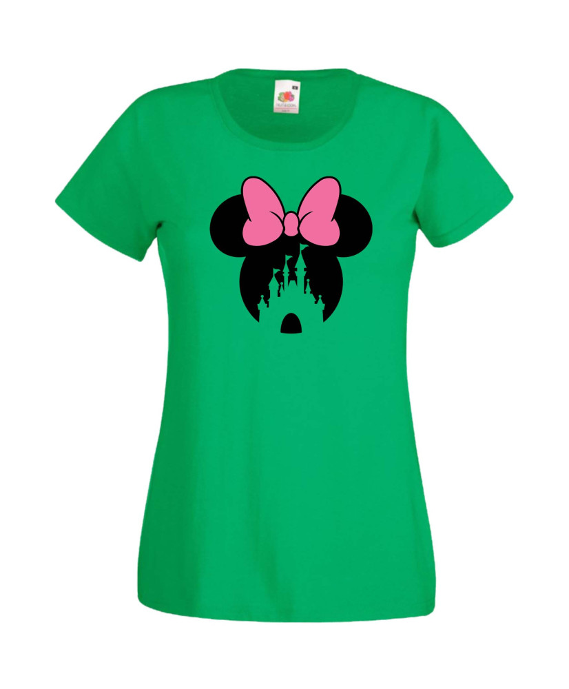 Дамска Тениска Mickey Mouse  Minnie Head 2