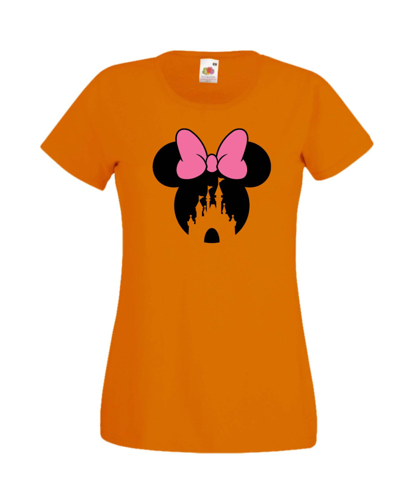 Дамска Тениска Mickey Mouse  Minnie Head 2