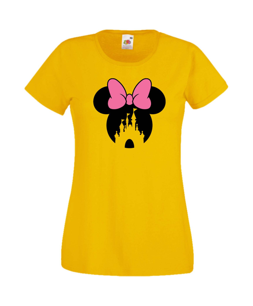 Дамска Тениска Mickey Mouse  Minnie Head 2