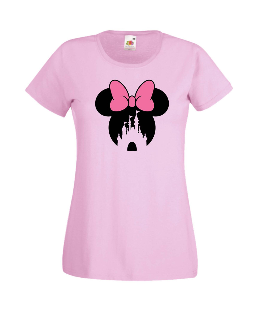 Дамска Тениска Mickey Mouse  Minnie Head 2