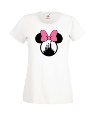 Дамска Тениска Mickey Mouse  Minnie Head 3