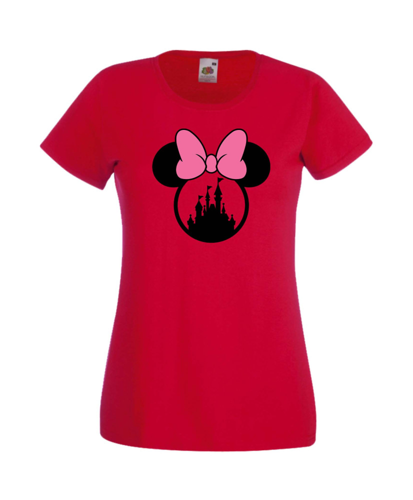 Дамска Тениска Mickey Mouse  Minnie Head 3