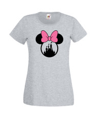 Дамска Тениска Mickey Mouse  Minnie Head 3