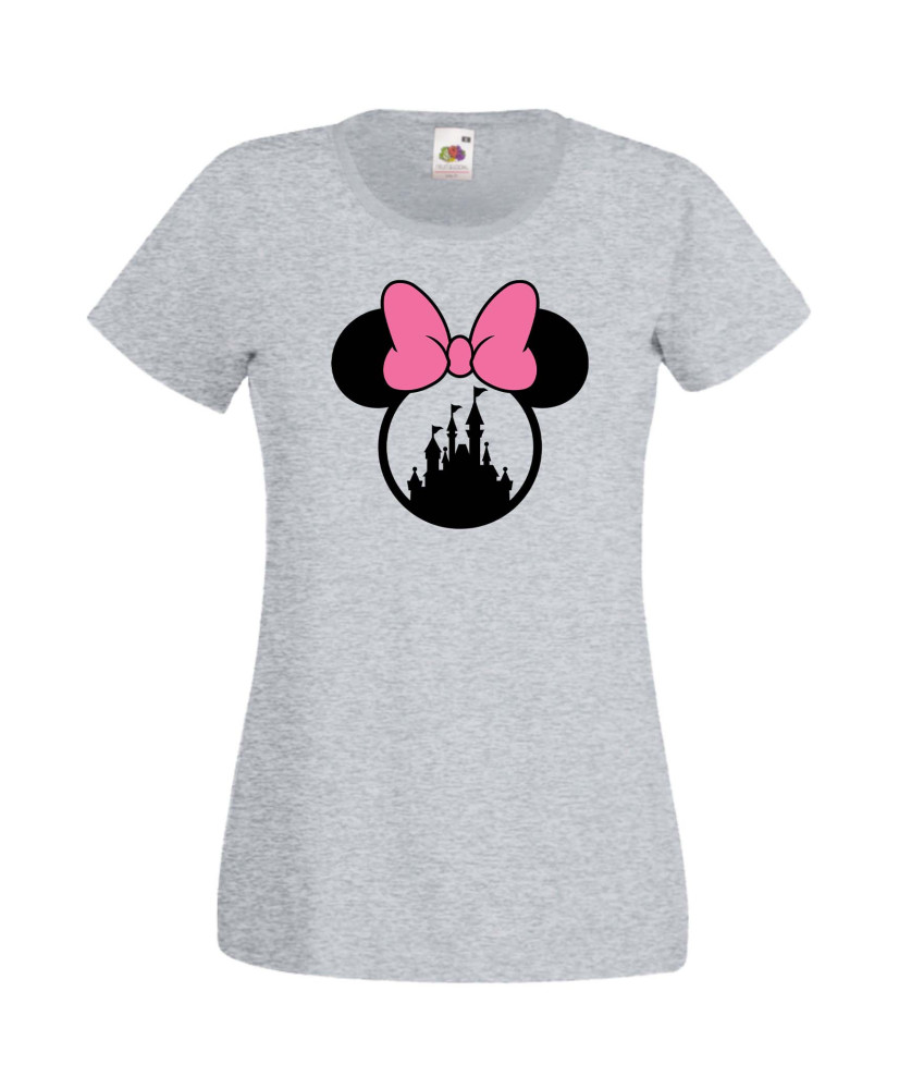 Дамска Тениска Mickey Mouse  Minnie Head 3