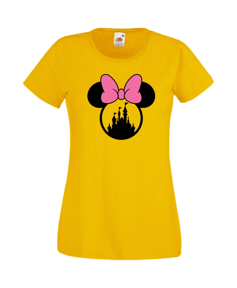 Дамска Тениска Mickey Mouse  Minnie Head 3