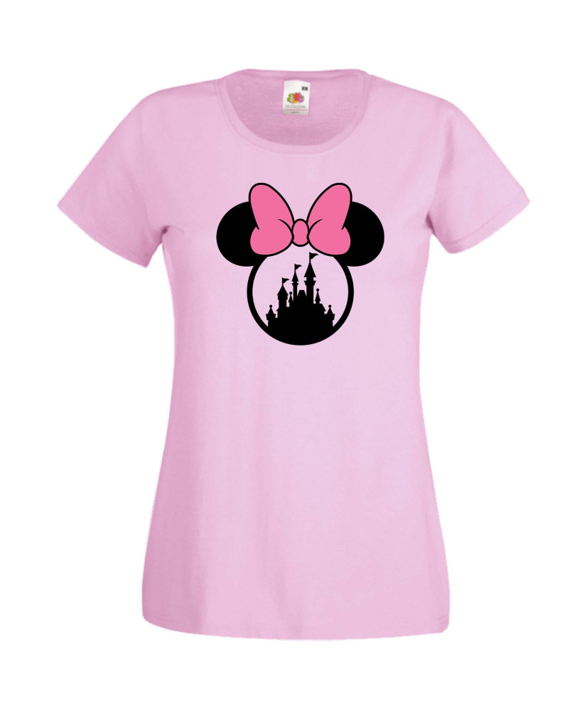 Дамска Тениска Mickey Mouse  Minnie Head 3