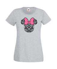 Дамска Тениска Mickey Mouse  Minnie Head 4