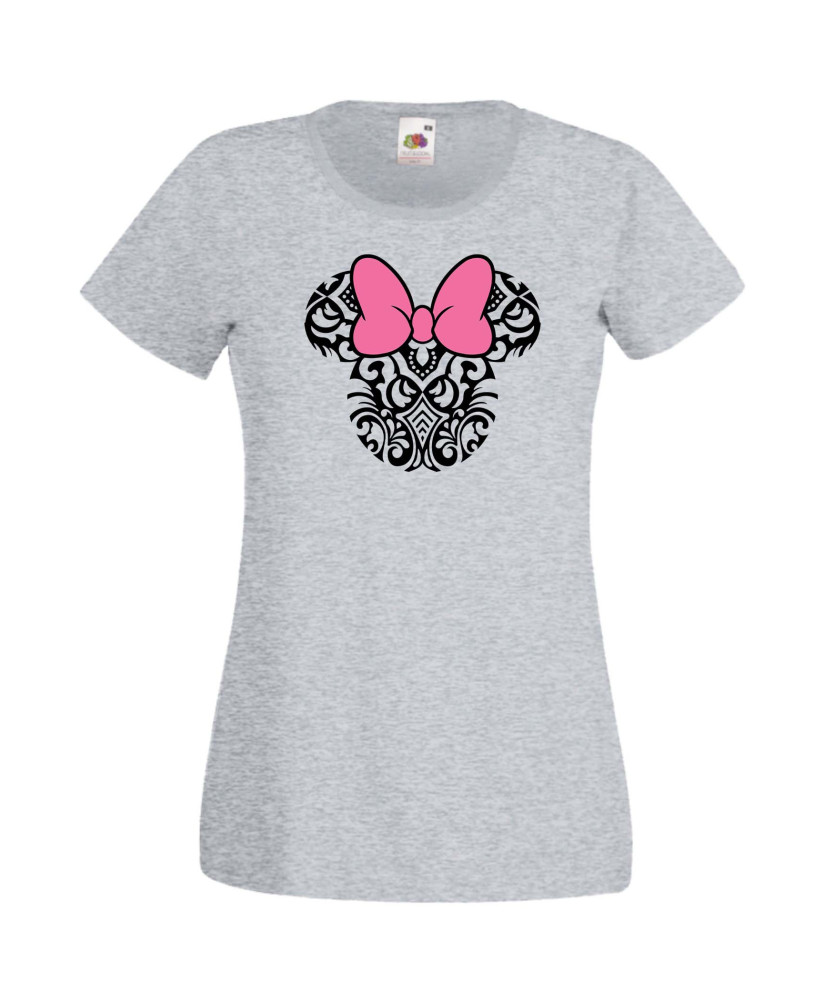 Дамска Тениска Mickey Mouse  Minnie Head 4