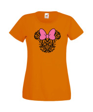 Дамска Тениска Mickey Mouse  Minnie Head 4