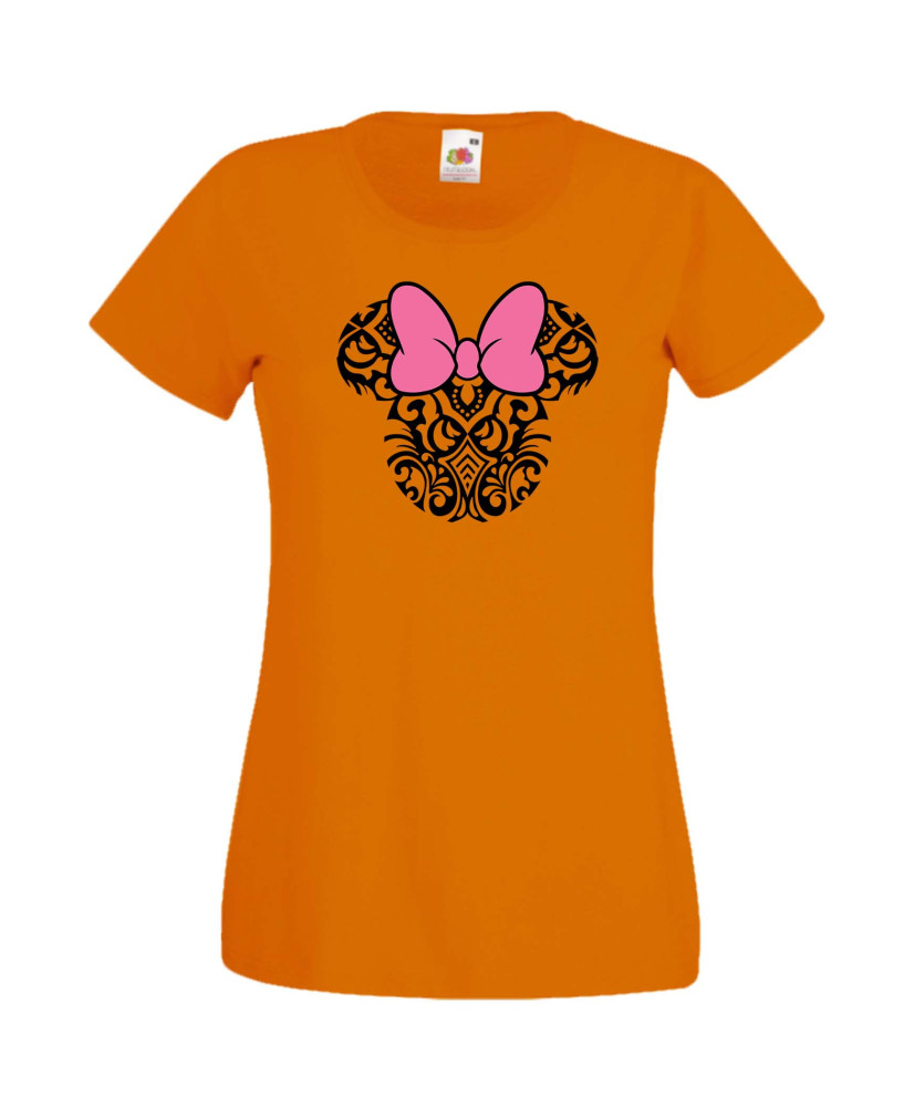 Дамска Тениска Mickey Mouse  Minnie Head 4